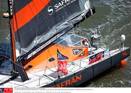 Safran Sailing Team - 2014 IMOCA Ocean Masters New York to Barcelona Race © TH Martinez/Sea&Co/onEdition